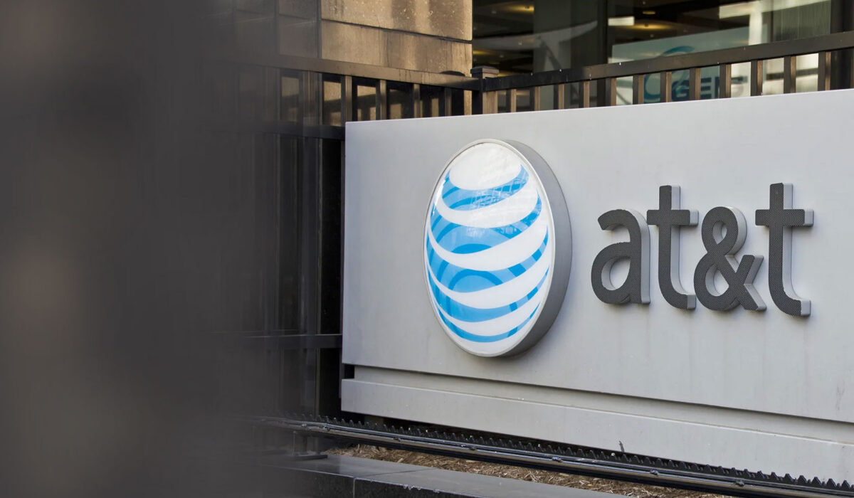 AT&T Headquarters sign in Indiana